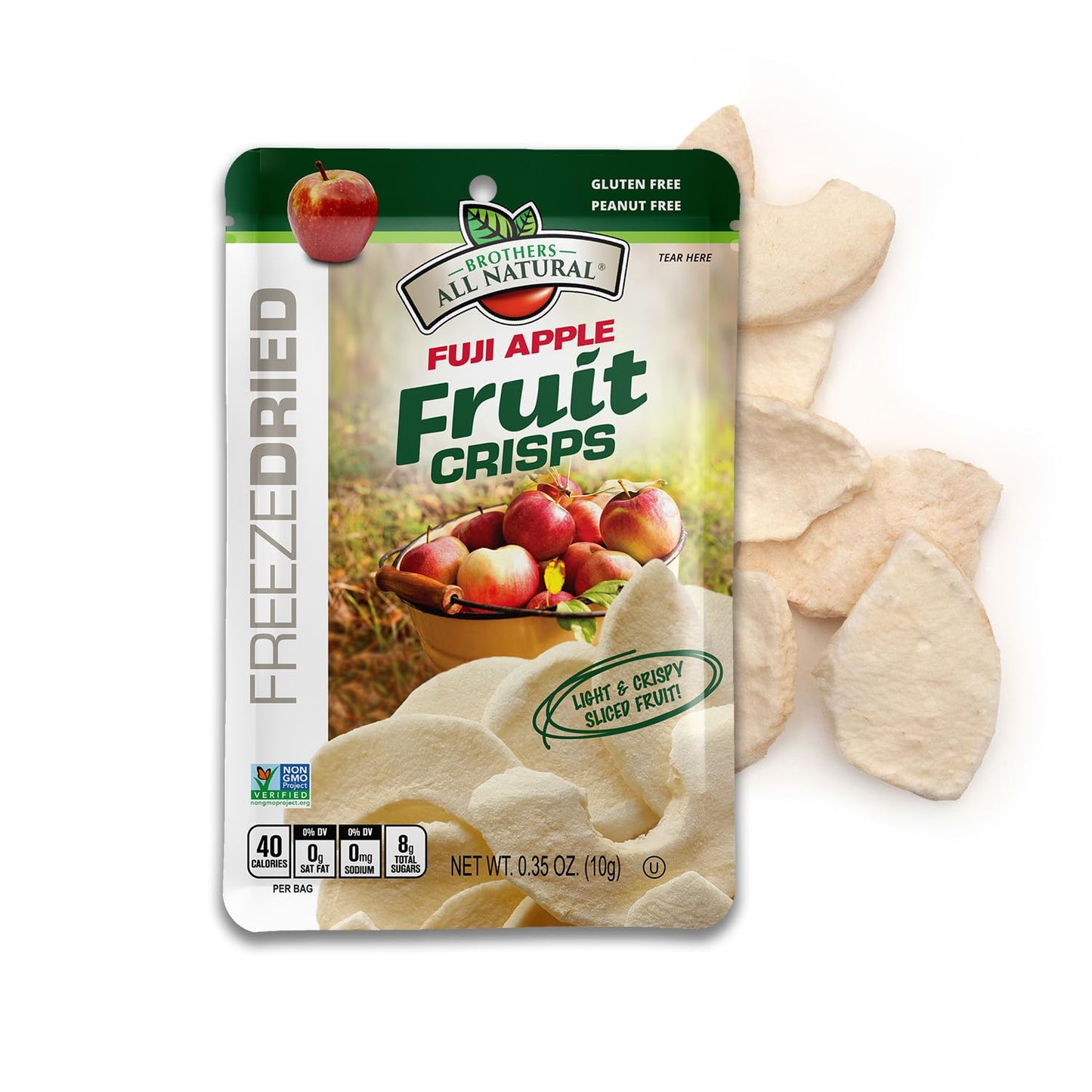 Brothers-ALL-Natural Fuji Apple Crisps for Healthy Snacking