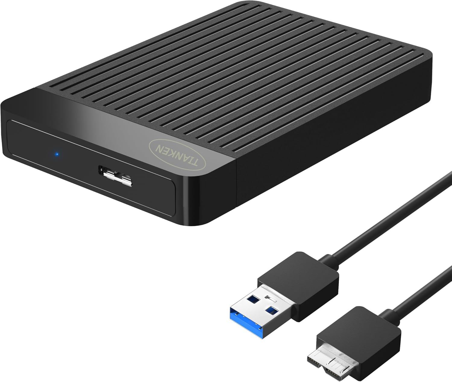 750GB Tianken Ultra Slim External HDD - Fast USB 3.0 Storage
