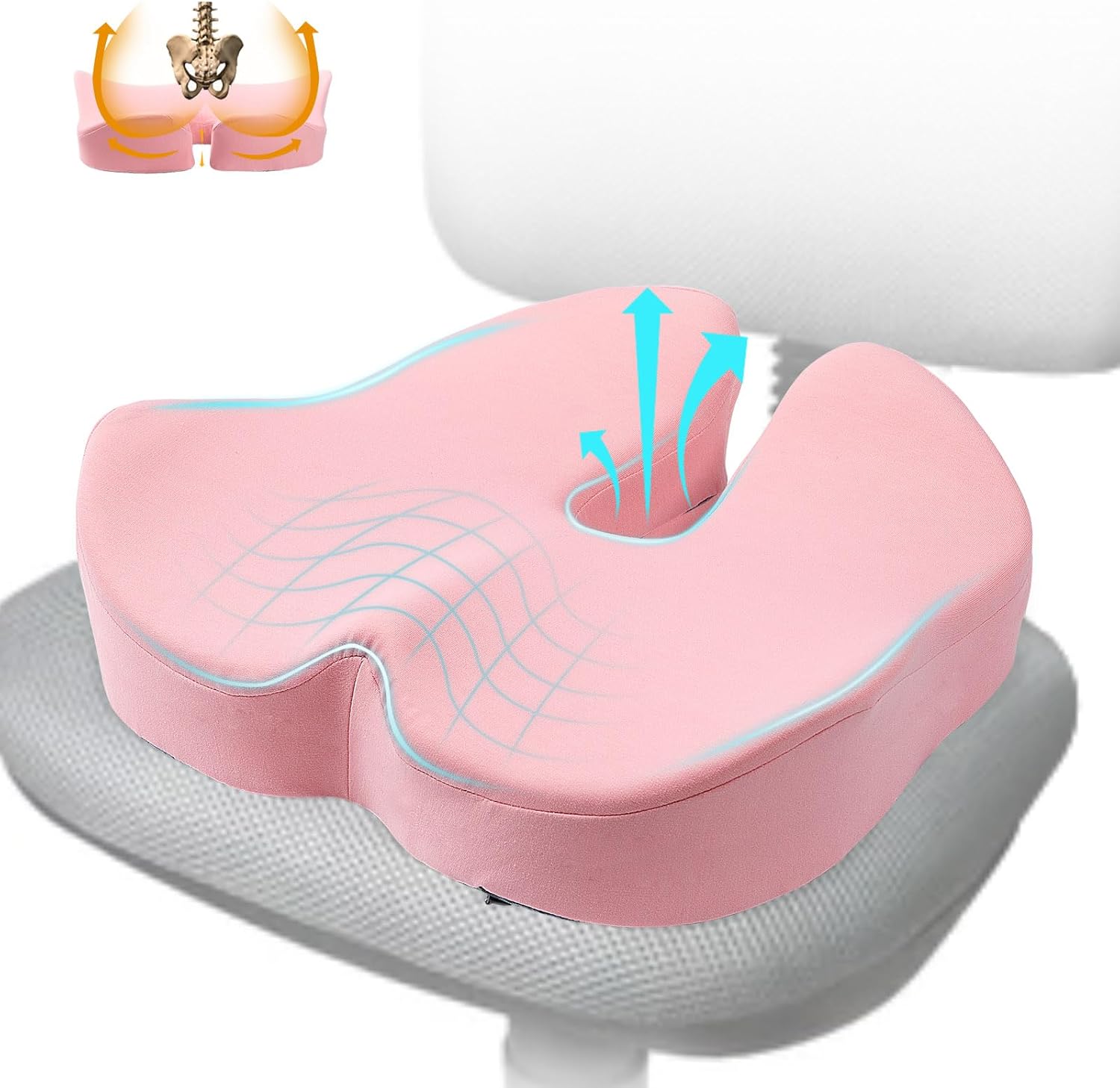 Sciatica Relief Memory Foam Seat Cushion - DAPOTUGI