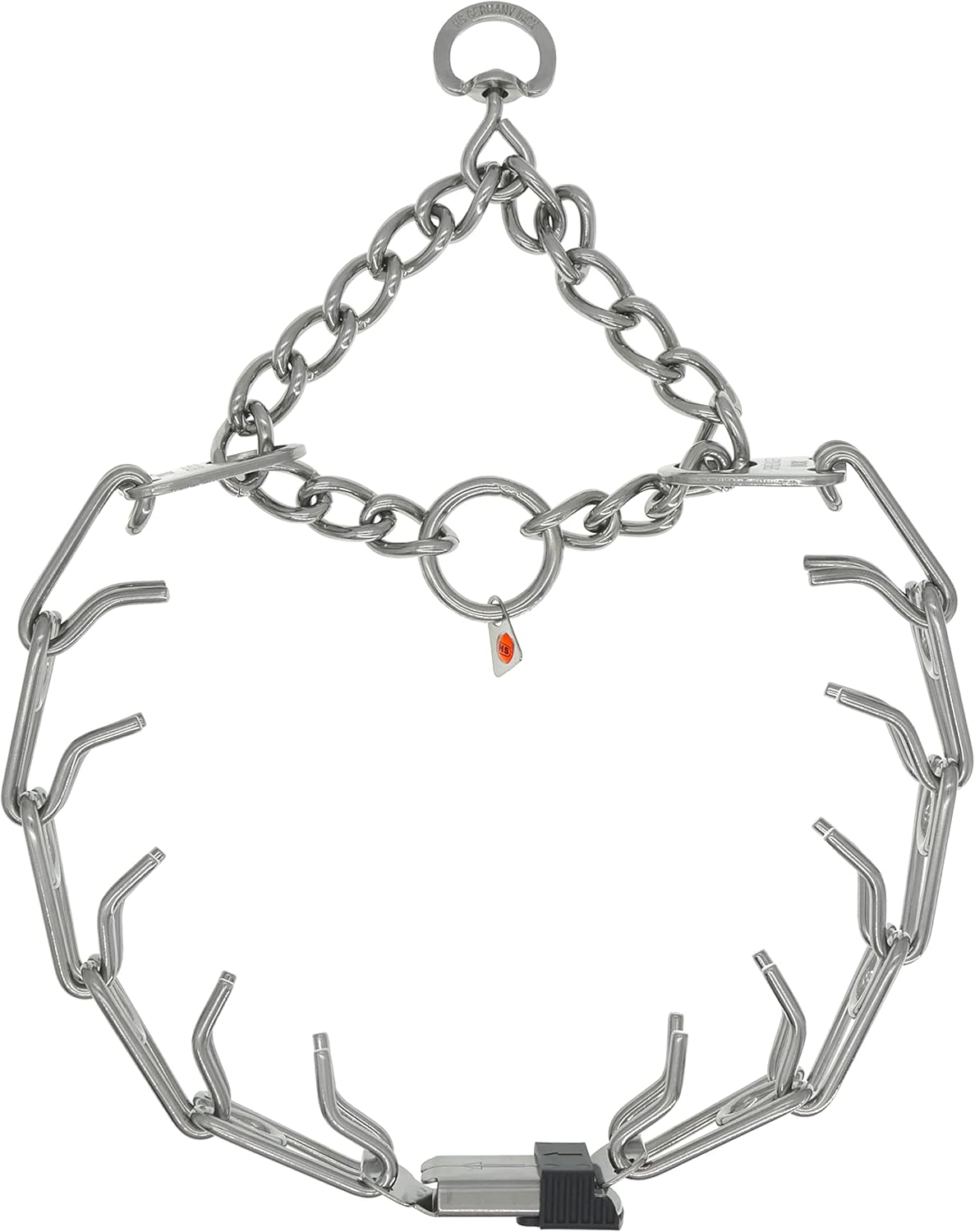 Herm Sprenger Stainless Steel Prong Dog Collar for Large Dogs