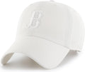 Boston Red Sox White Primary Logo Clean Up Adjustable Baseball Cap