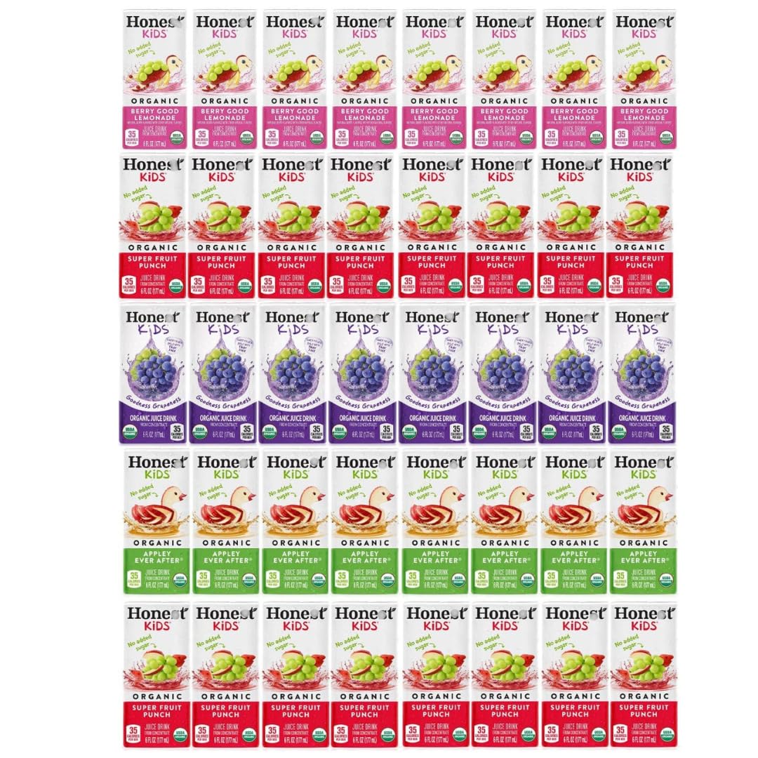 Honets Kids Organic Juice Drink Variety Pack for Healthy Kids