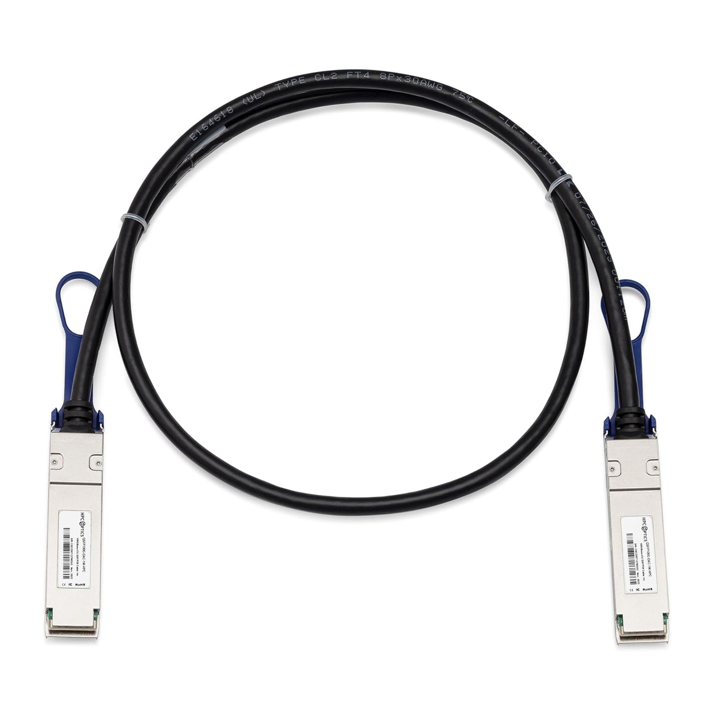 Compatible with Cisco QSFP-100G-CU3M 100G CR4 Twinax Cable