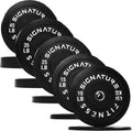 Olympic Bumper Plates Set 260 LB - Durable Rubber Weight Plates