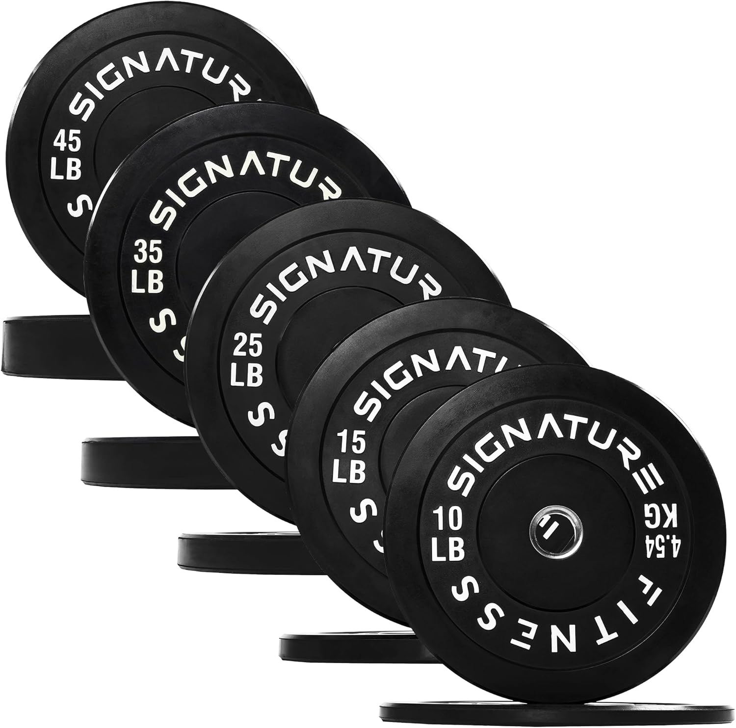 Olympic Bumper Plates Set for Strength Training & Weightlifting