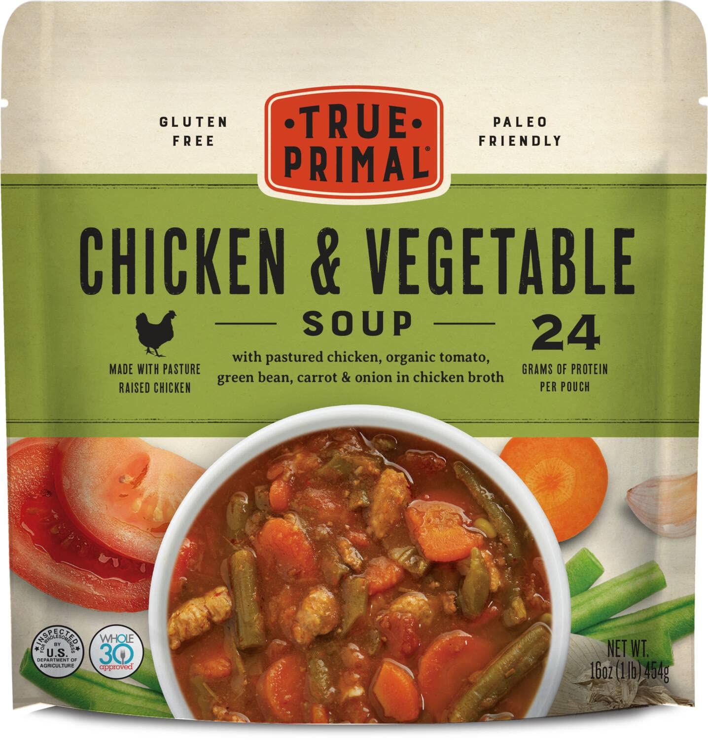 True Primal Chicken & Vegetable Soup - Gluten Free & Paleo
