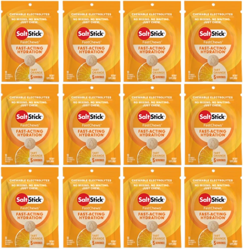 SaltStick Electrolyte FastChews for Quick Hydration Relief