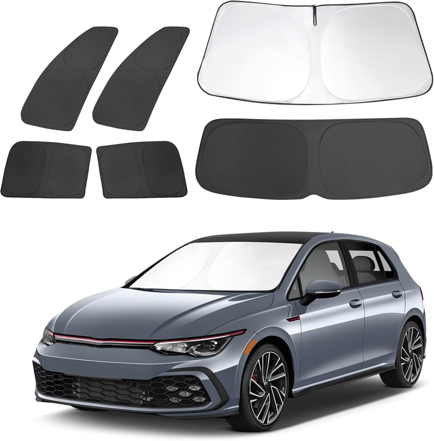 Custom Fit Windshield Sun Shade for 2022-2025 VW Golf Mk8