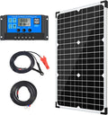 Solar Panel Kit 30W 12V Monocrystalline - Compact Off-Grid Charger