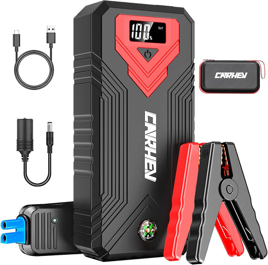 3000A CARHEV Jump Starter - Power Up to 8.0L Engines!