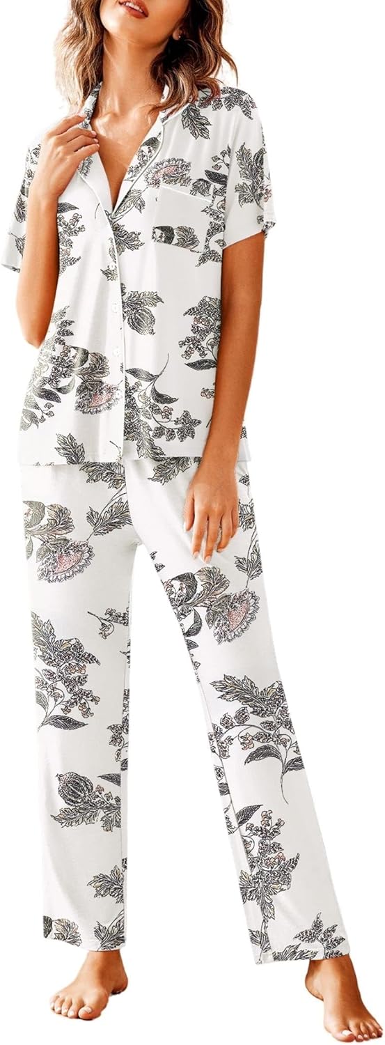 Avidlove Women Pajamas Set Soft Sleepwear Pjs for Comfort