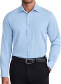 Mens Dress Shirts Wrinkle Free Long Sleeve Button Down Shirt Men's