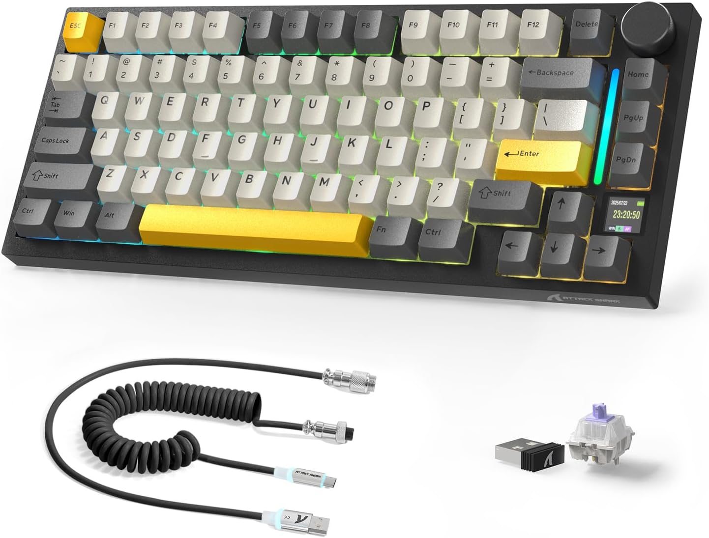 Attack Shark X820Ultra Wireless Mechanical Gaming Keyboard Review