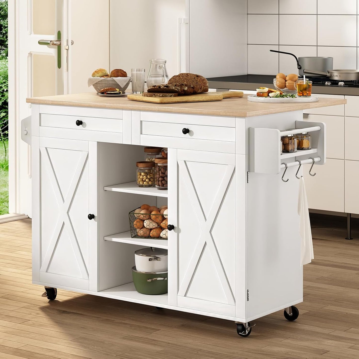 Rolling Kitchen Island: Space-Saving Storage Savior