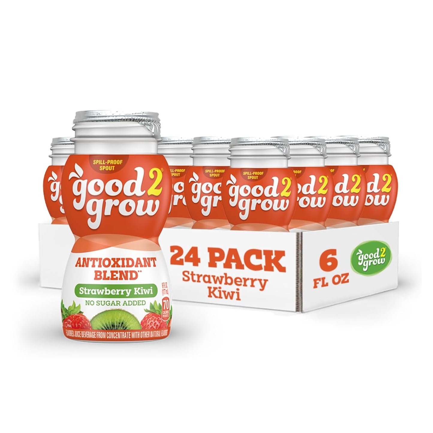 good2grow Strawberry Kiwi Juice for Kids - 24 Pack of 6 fl oz