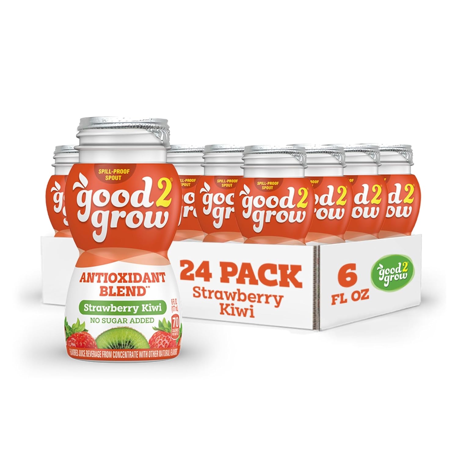 good2grow Strawberry Kiwi Juice for Kids - 24 Pack of 6 fl oz