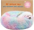 Himax Small Dog Bed with Attached Blanket - Cozy Donut Retreat