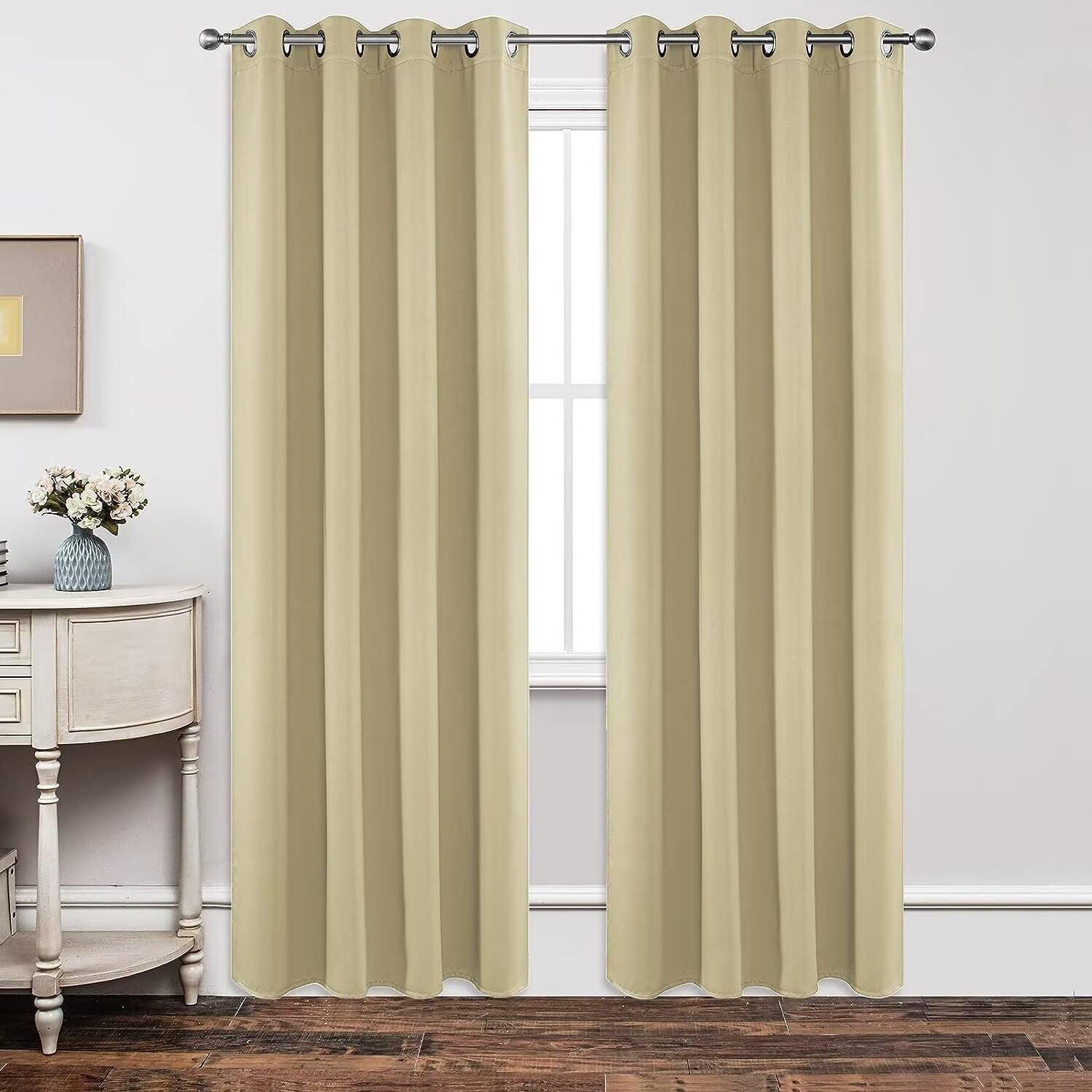 Joydeco Blackout Curtains 108 Inch Length for Room Darkening