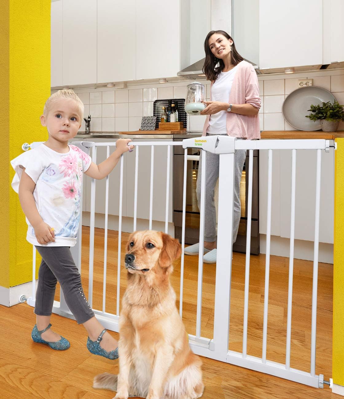 Adjustable Baby Gates for Doorways and Stairs - Safe and Durable