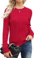 Esobo Classic-fit Lightweight Cable Mockneck Sweater - Comfortable 45%