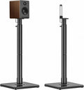 USX MOUNT Bookshelf Speaker Stands Pair 32-42 in - Adjustable Rear