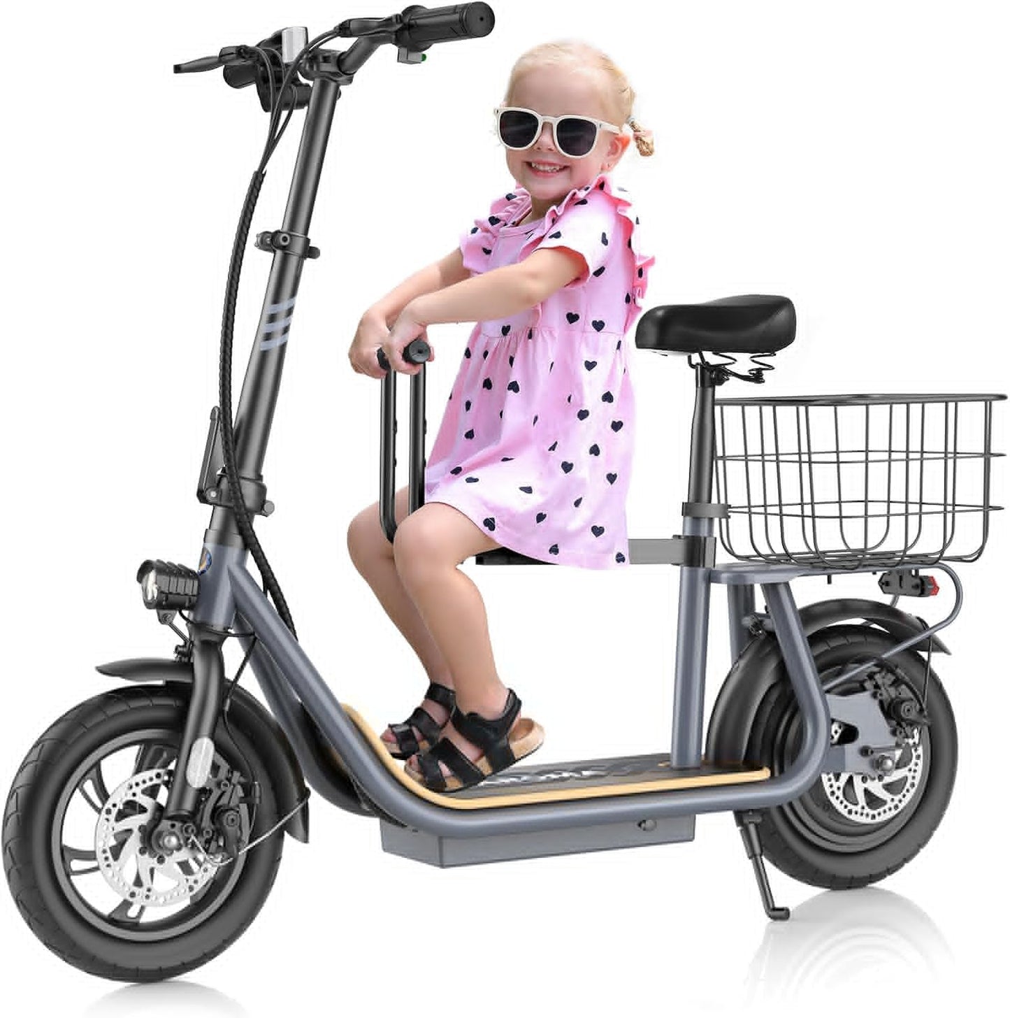 Caroma Electric Scooter with Seat for Adults and Teens