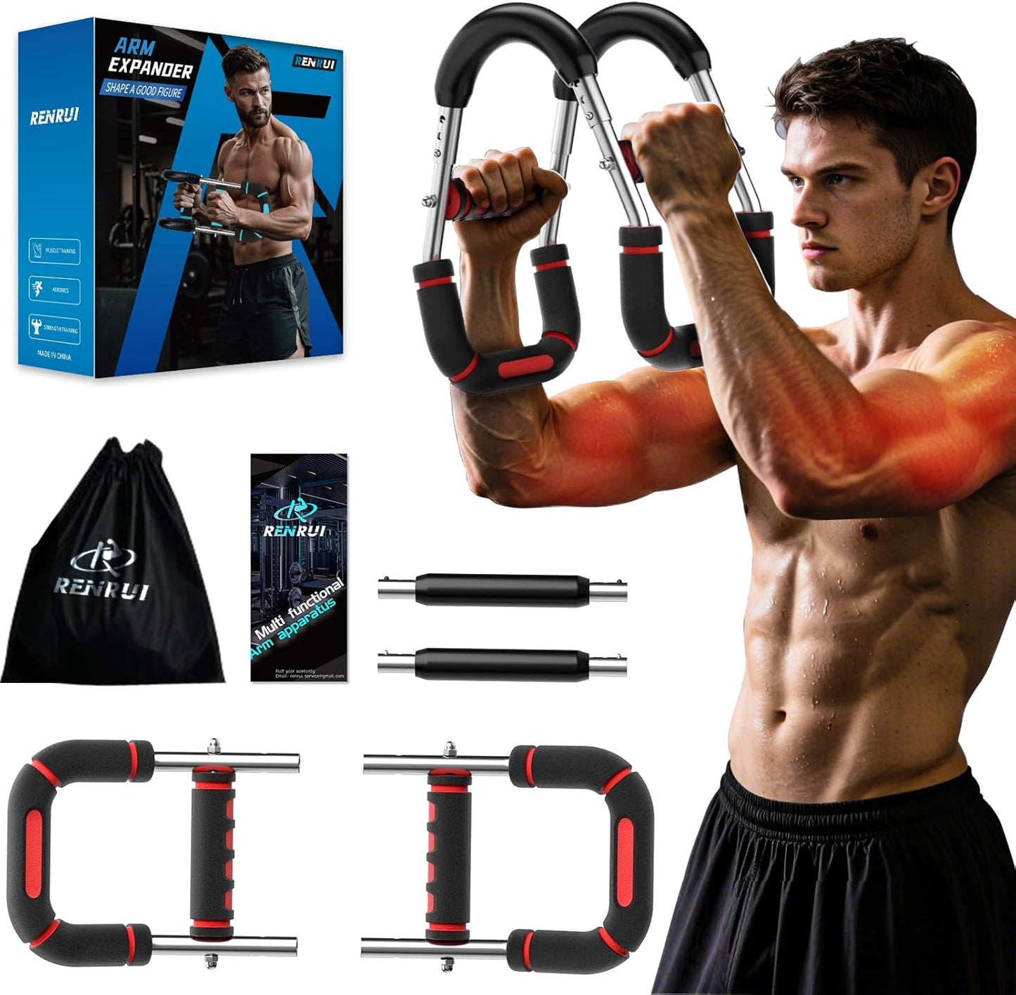 Twister Arm Trainer Adjustable Resistance Levels for Home Gym