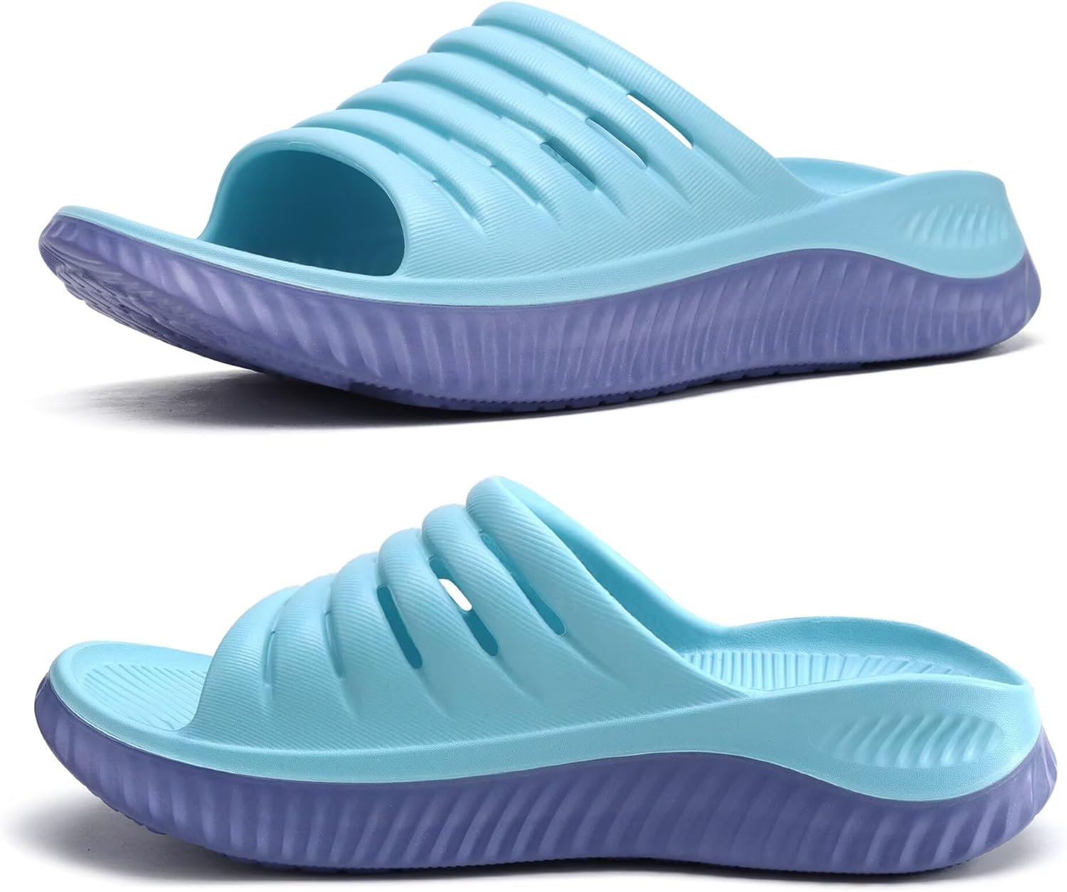 KuaiLu Womens Recovery Sandals for Plantar Fasciitis Support
