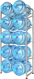 5 Gallon Water Bottle Holder for 10 Bottles - Heavy Duty 5 Tier Rack