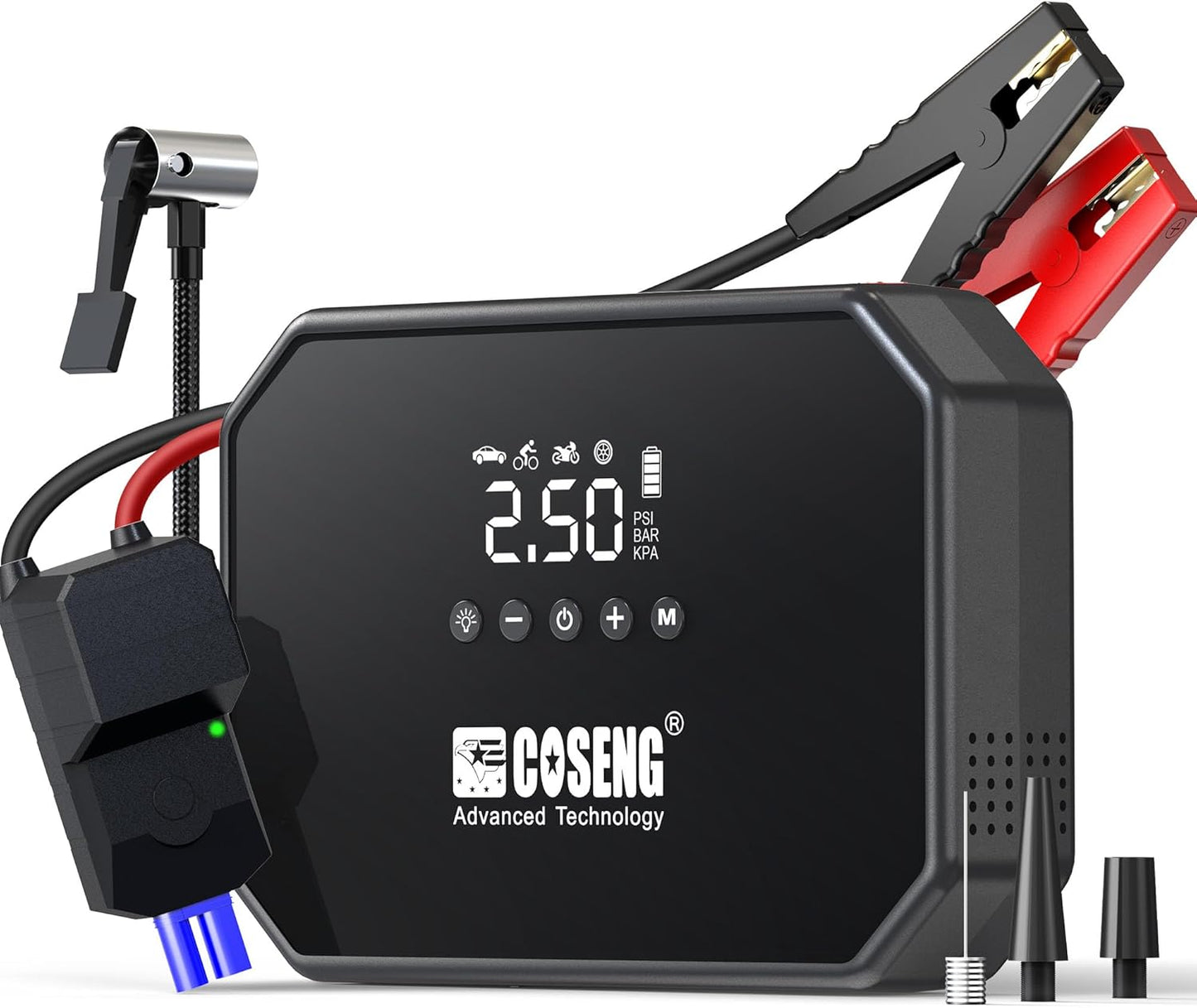 COSENG J22 Portable Jump Starter - All-in-One Car Safety Solution
