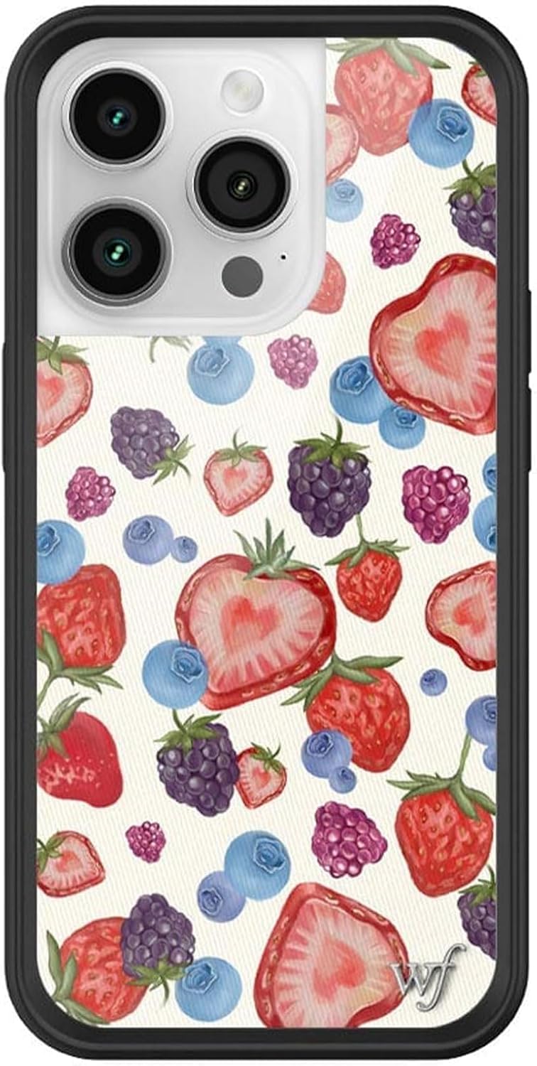 Wildflower Cases Fruit Tart Case for iPhone 14 Pro - Stylish & Unique