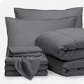 Bare Home Bed-in-A-Bag 8 Piece Comforter & Sheet Set - Ultra-Soft