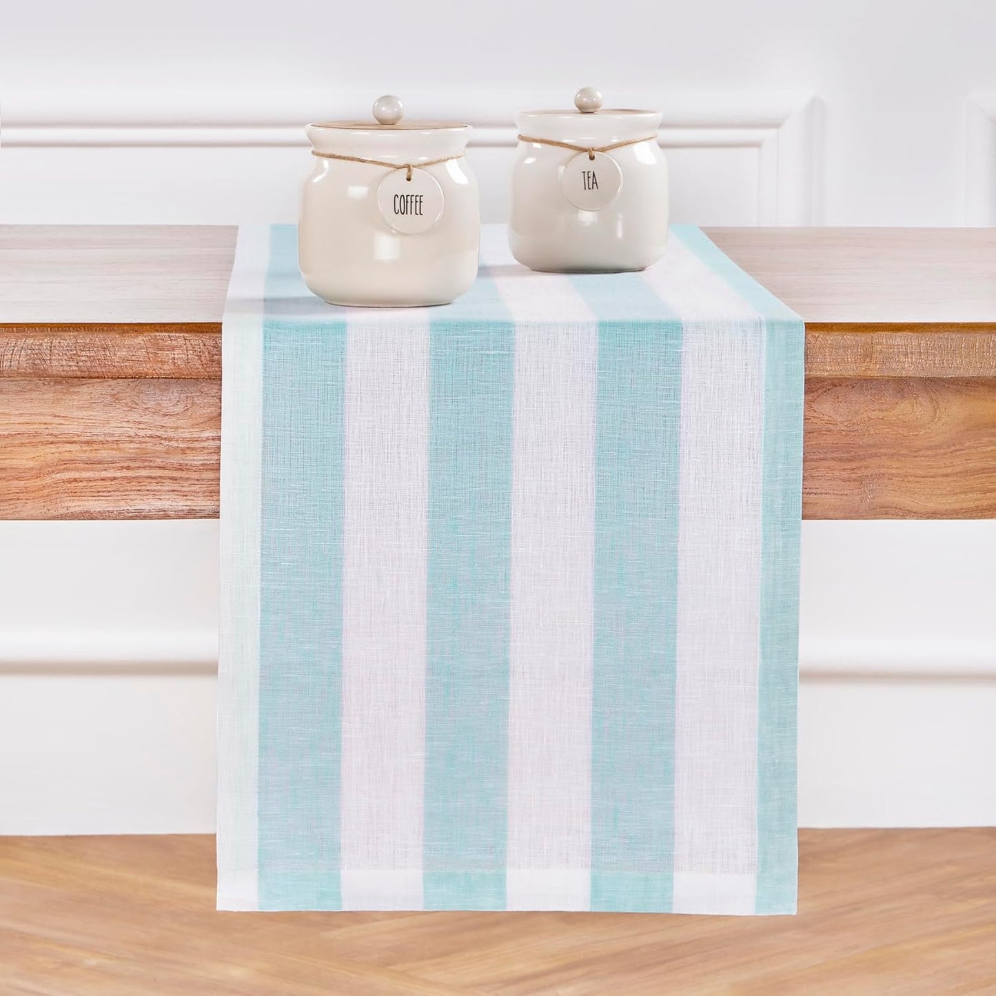 Elegant 100% Pure Linen Table Runner for Stylish Dining