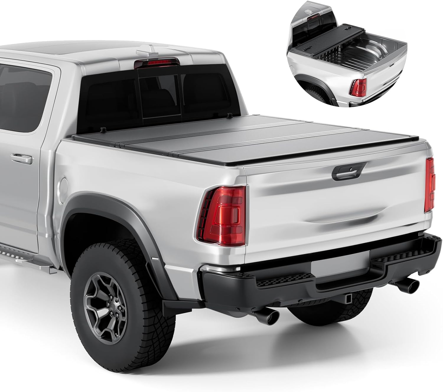 FRP Hard Tri-fold Tonneau Cover for 2009-2026 Dodge Ram 1500
