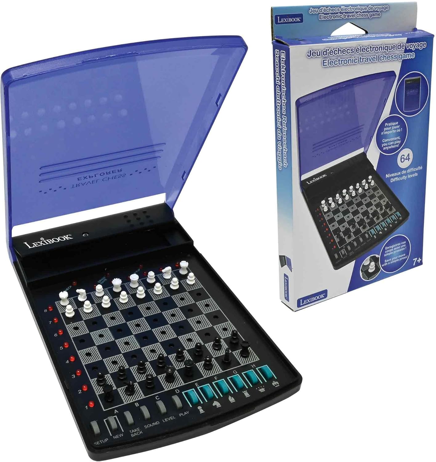 Lexibook Electronic Travel Chess Set for Strategy Game Lovers