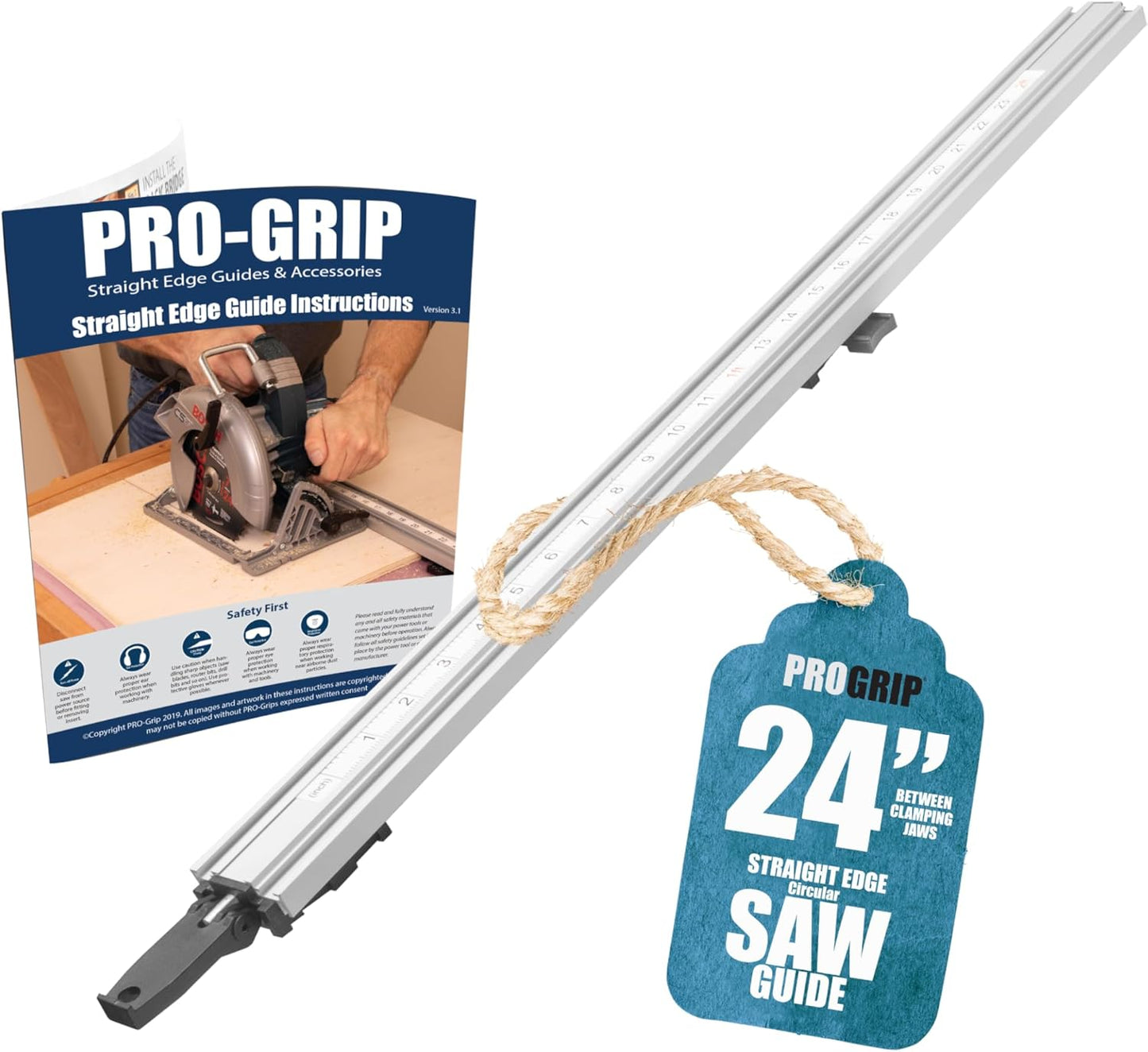 ProGrip Straight Edge Clamp for Precision Cutting of Plywood