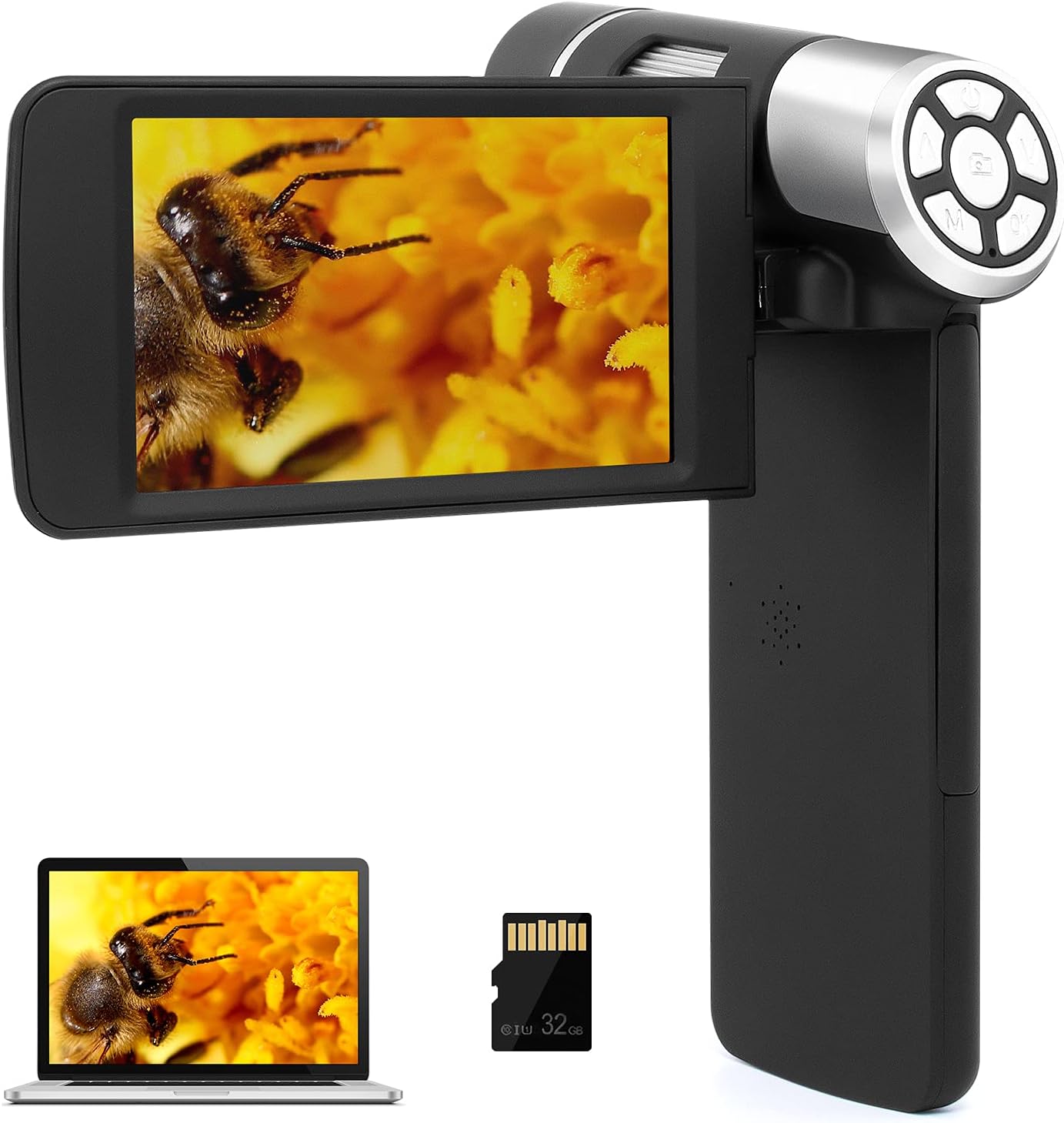 LM203 Handheld Digital Microscope with Screen for All Ages
