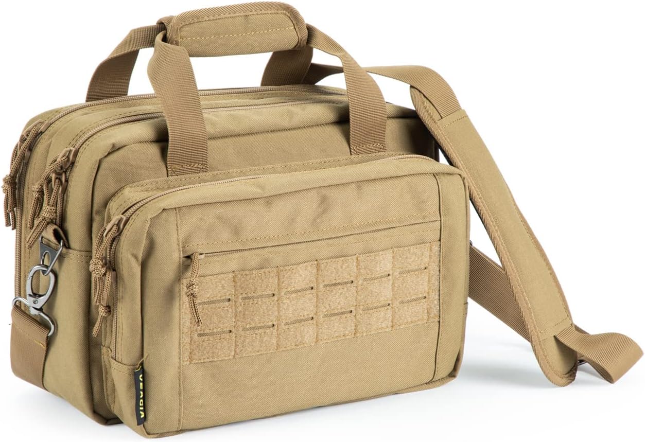 VEAGIA Range Bag for Handguns and Ammo - Durable Pistol Case
