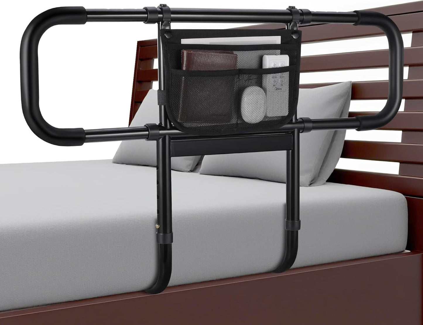 Bed Rails for Elderly Adults Safety with Motion Sensor Light