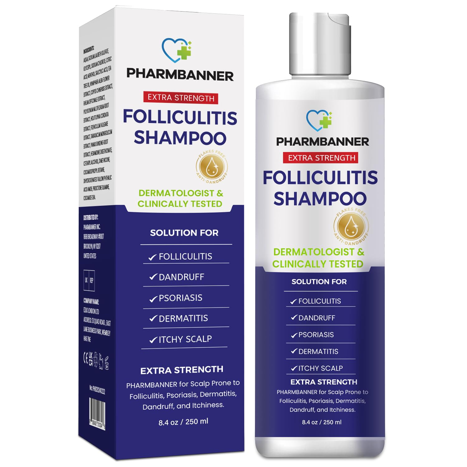 Anti-Fungal Shampoo for Folliculitis & Scalp Psoriasis Relief