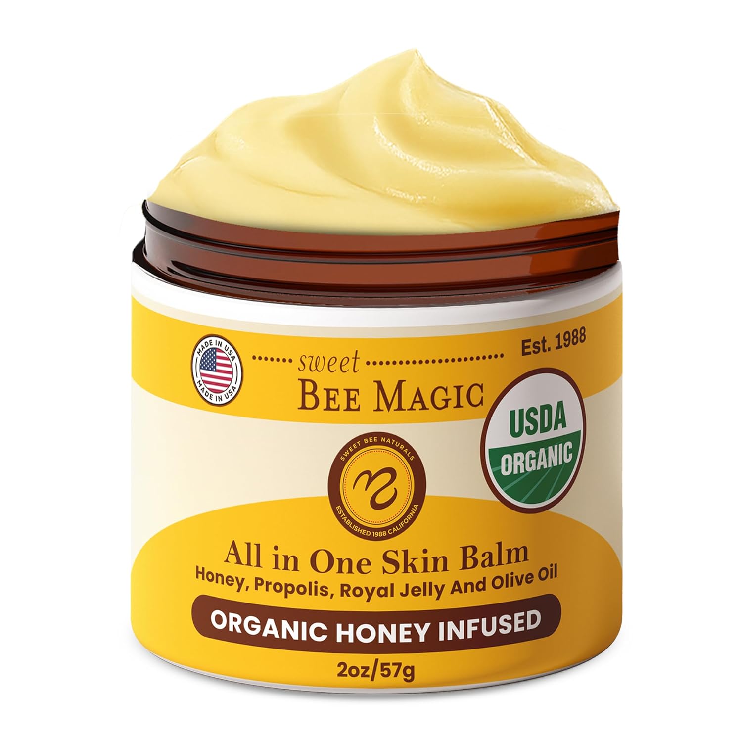 Sweet Bee Magic All In One Healing Organic Balm for Skin Care