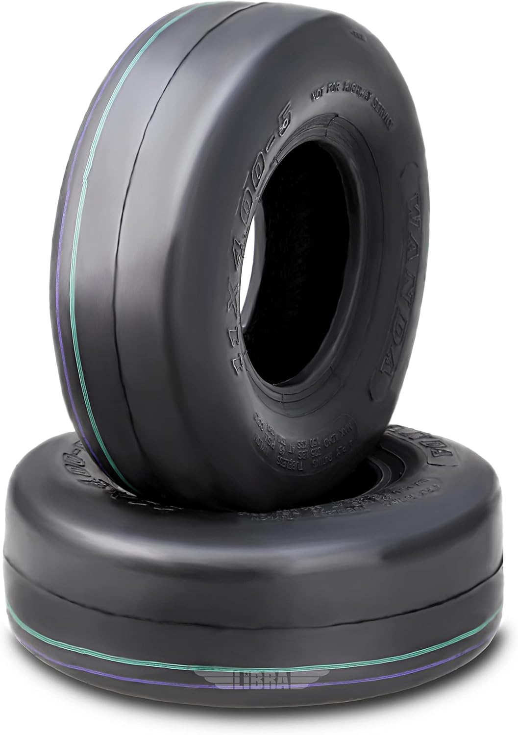 WANDA Set of 2 11x4-5 Zero Turn Lawn Mower Utility Cart Tires