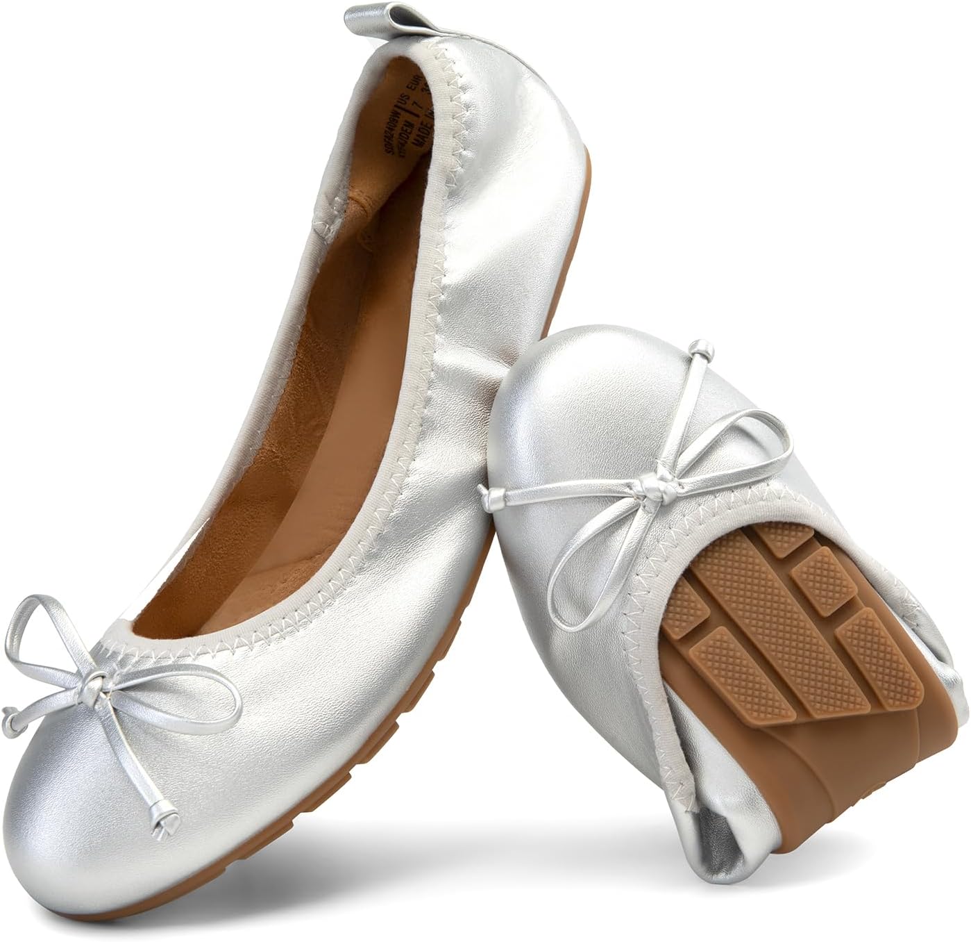DREAM PAIRS Women's Foldable Ballet Flats for Comfort & Style