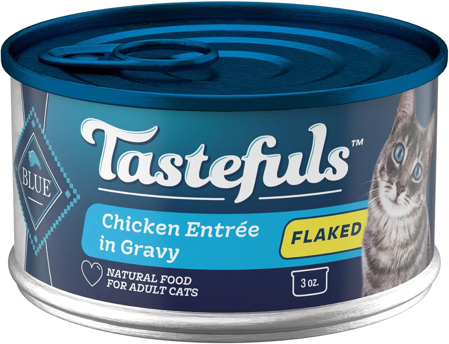 Blue Buffalo Tastefuls Natural Flaked Wet Cat Food for Cats