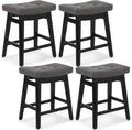 Set of 4 Cozy Counter Height Bar Stools for Kitchen Use