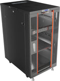 Sysracks 22U 39in Depth Server Rack Cabinet - Locking, Vented