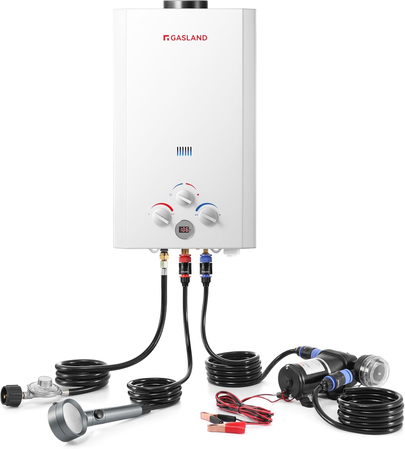 GASLAND 2.64 GPM Propane Tankless Water Heater for Camping