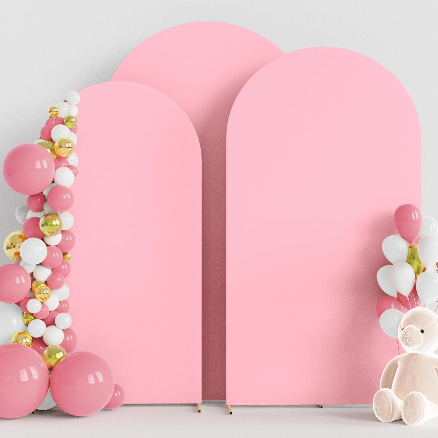 Wokceer Wedding Arch Cover Set of 3 for Stunning Backdrops