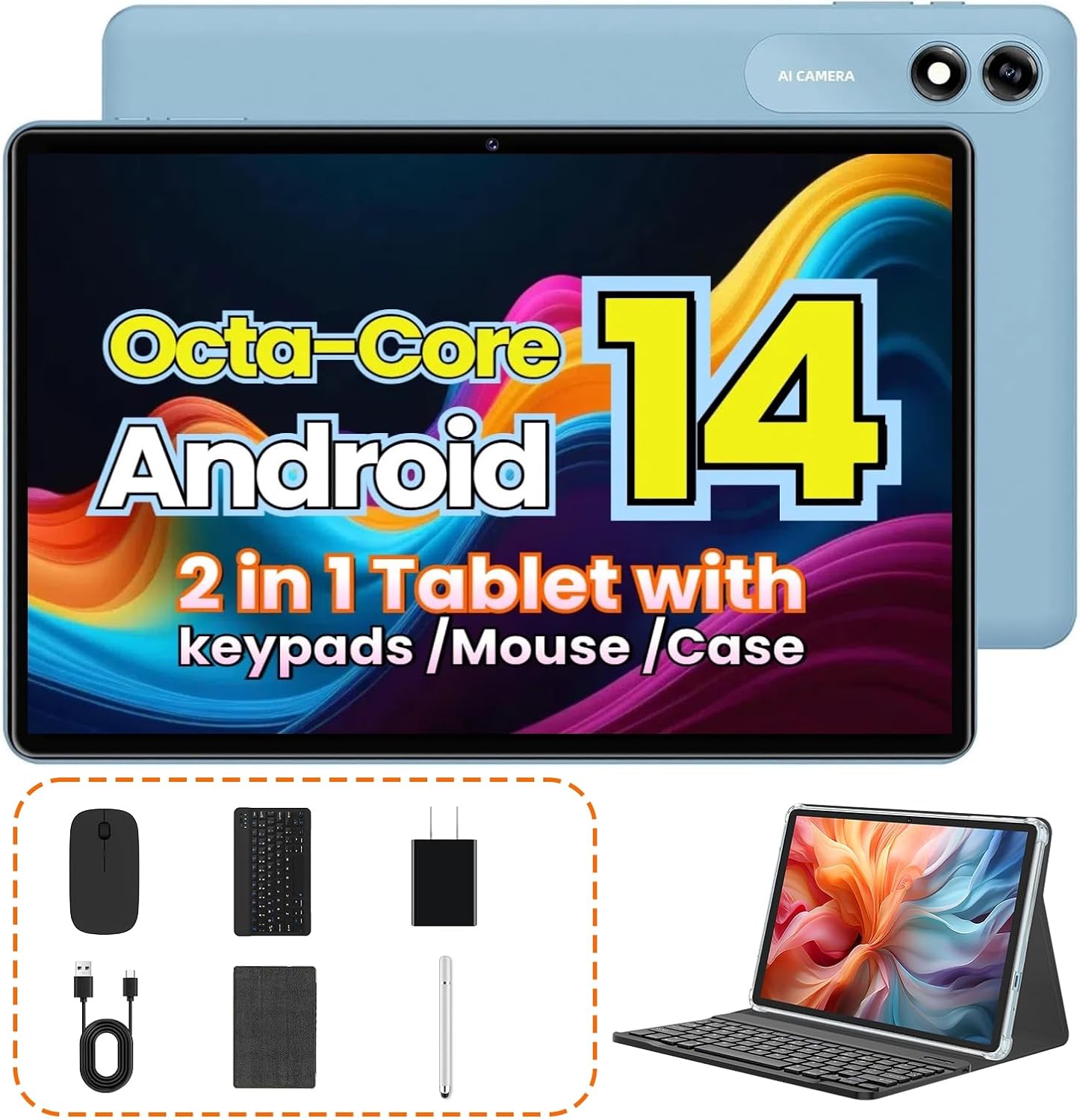 10.1 Inch Android Tablet with Octa-Core Processor for All Needs