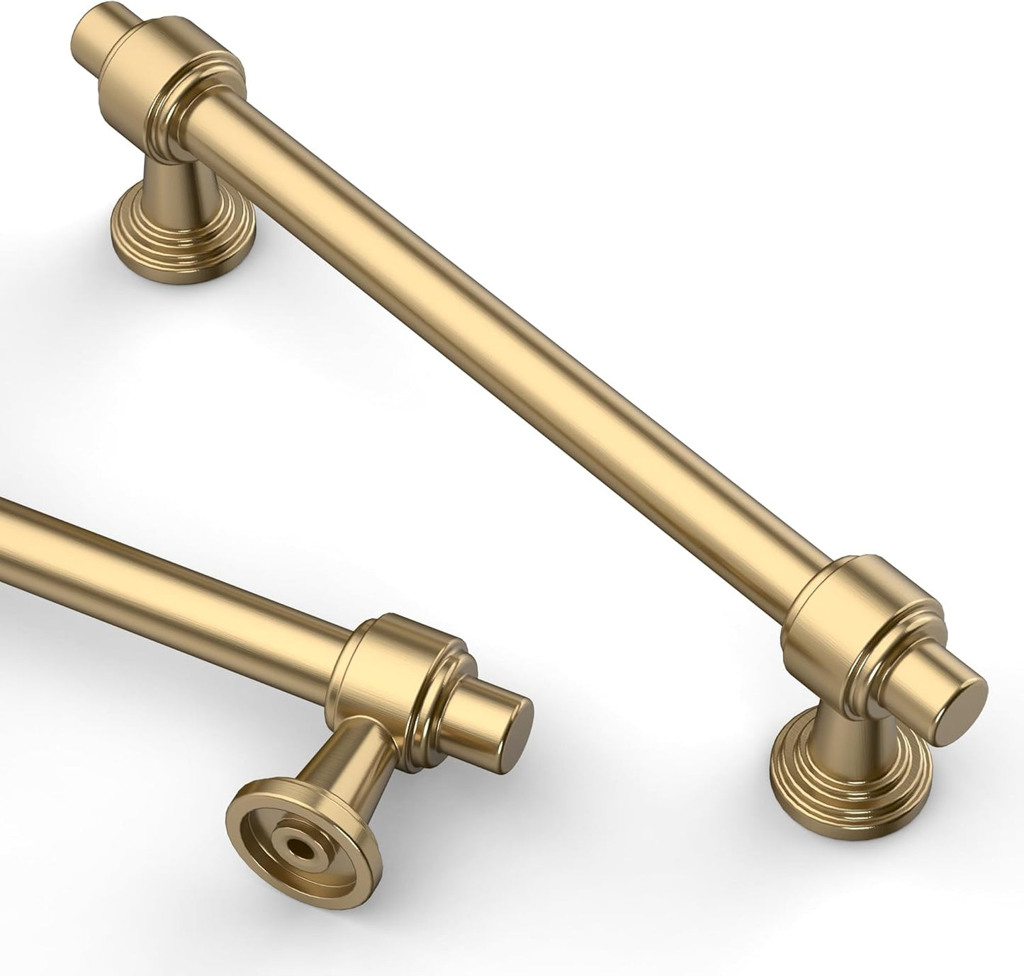 Asidrama 10 Pack 5 Inch Champagne Bronze Cabinet Pulls for Kitchen